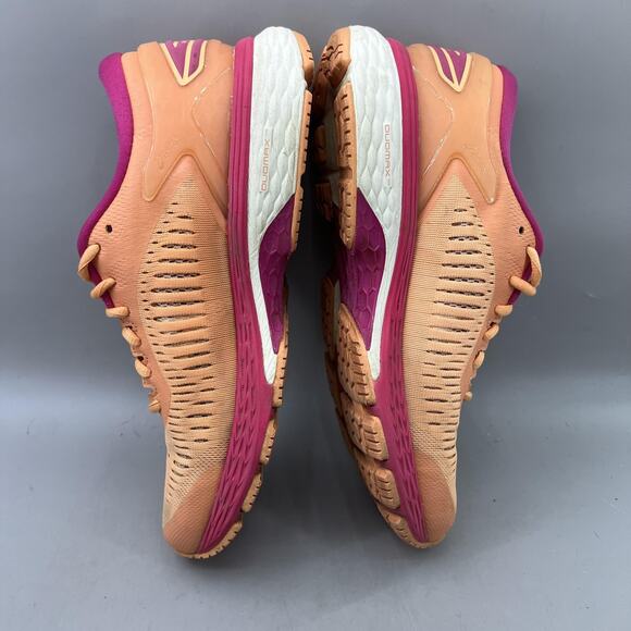 Asics Gel-Kayano 25 Running Shoes Women Size 8 Orange Pink Comfort Low Sneakers - Picture 6 of 8